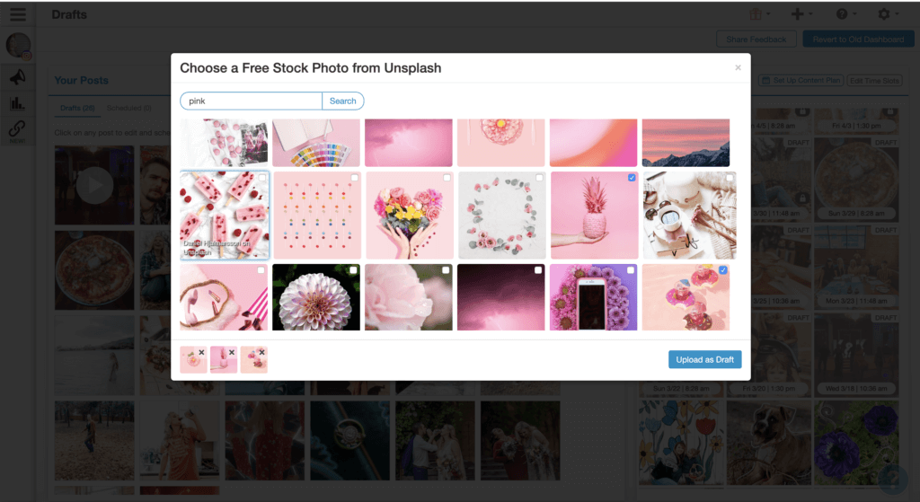 source stock photos for instagram with our desktop Instagram feed planner