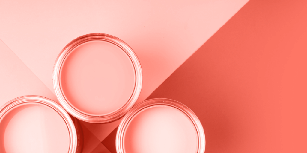 graphic design tips to use on instagram  header- pink paint can on pink background