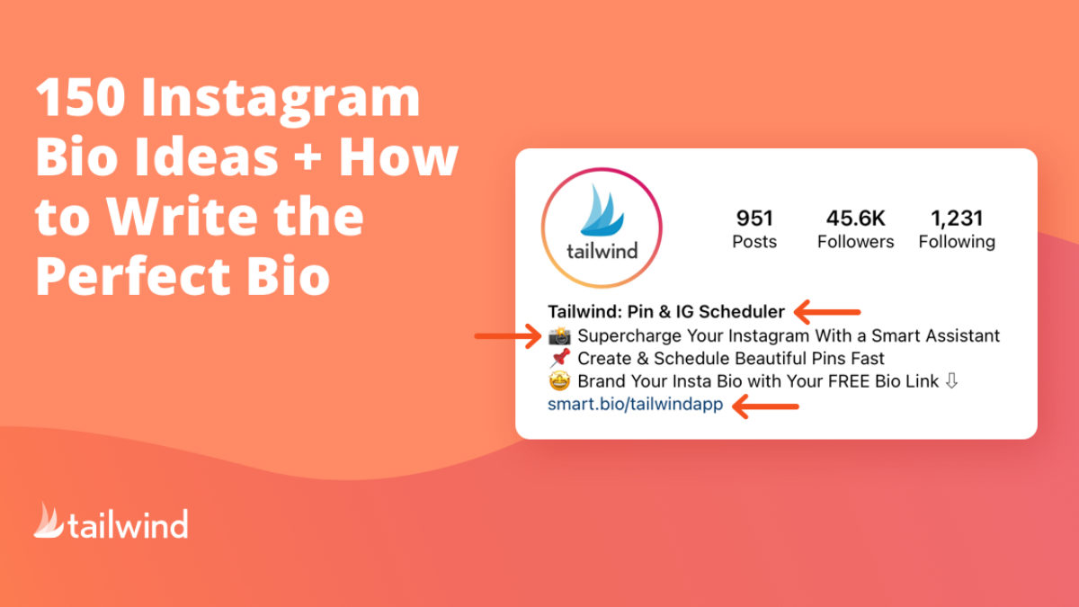 8 Instagram Bio Ideas + How to Write the Perfect Bio  Tailwind App