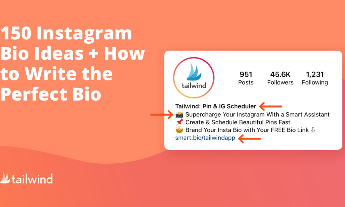 20 Instagram Bio Ideas + How to Write the Perfect Bio  Tailwind App