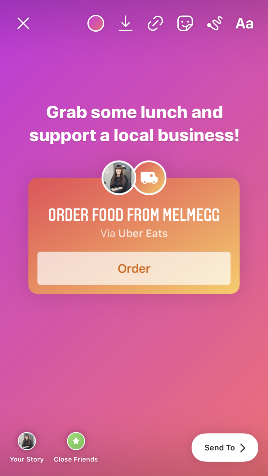 Food Delivery + Gift Card Stickers on Instagram (HowTo + Tips!) Tailwind