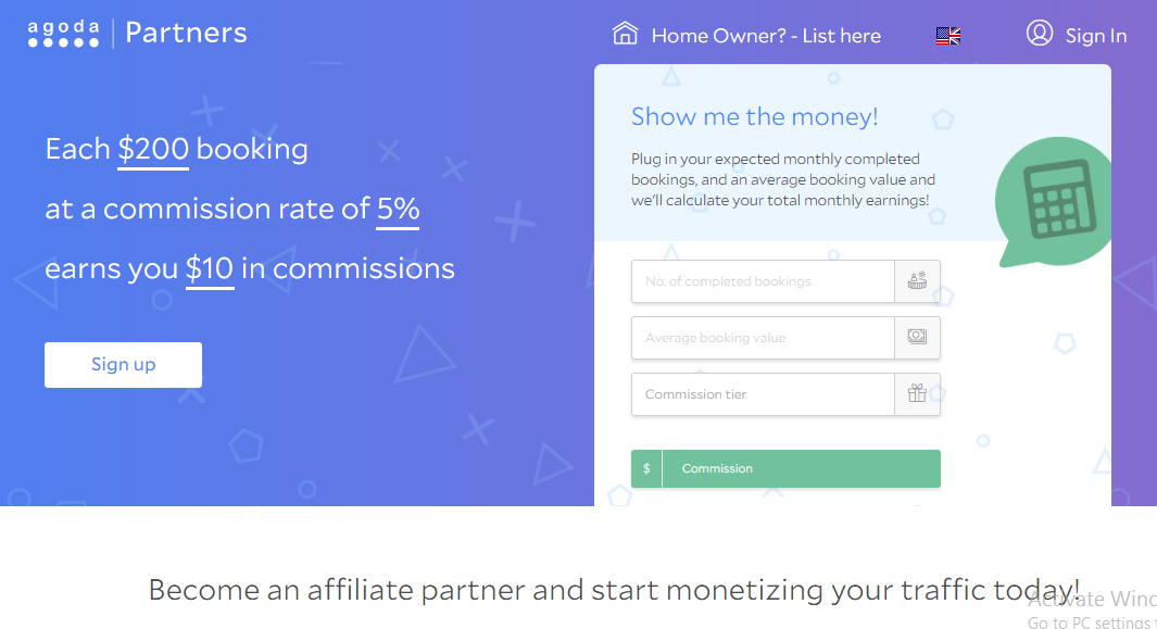 Agoda Partners platform