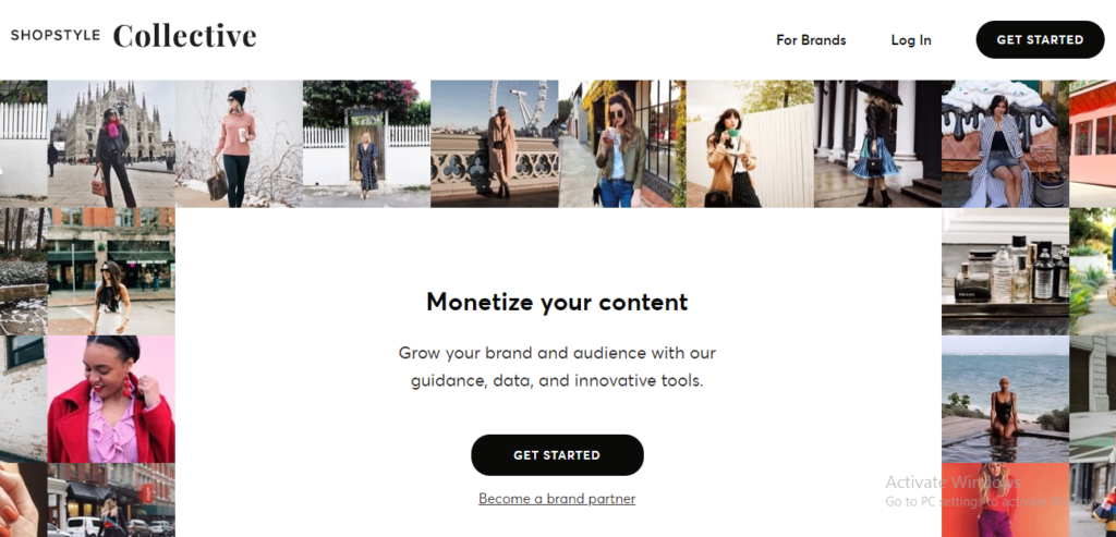 ShopStyle affiliate website