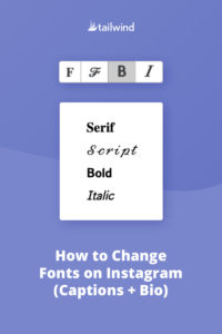 How to Change Fonts on Instagram (Captions + Bio)