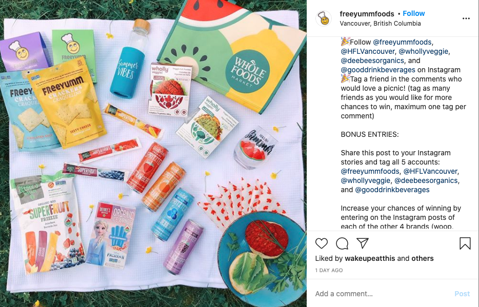 throw an instagram contest to get more engagement and comments