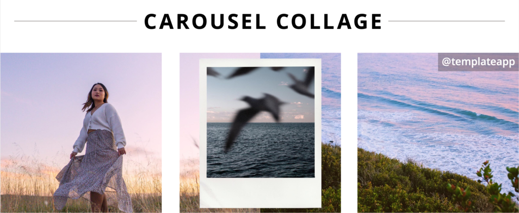 use an image splitting tool to create a scrollable carousel post