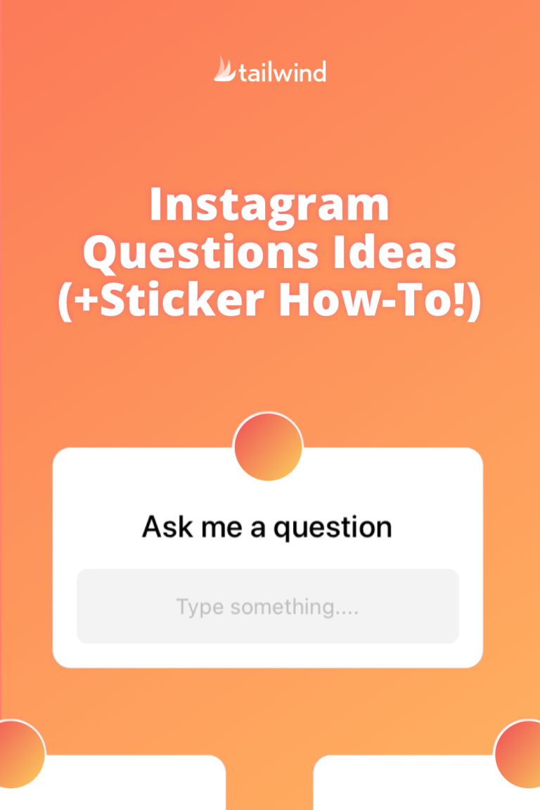 10 Instagram Questions Ideas (+ Sticker HowTo)