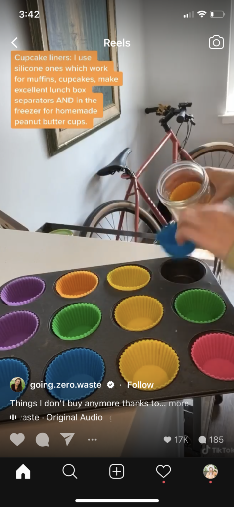 Example of Instagram Reels Video