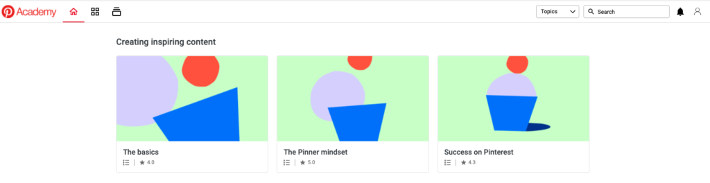 Pinterest Academy: Create Inspiring Content