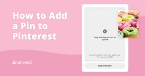 how to add a pin to pinterest