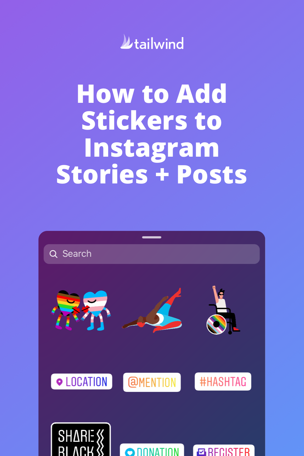 How to Add Stickers to Instagram Stories Tailwind App
