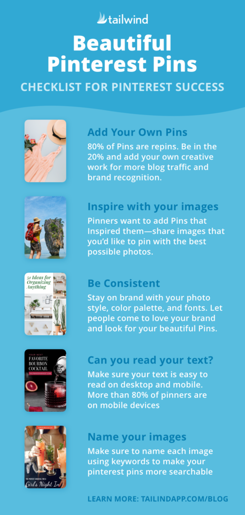 infographic- how to create pinterest pins