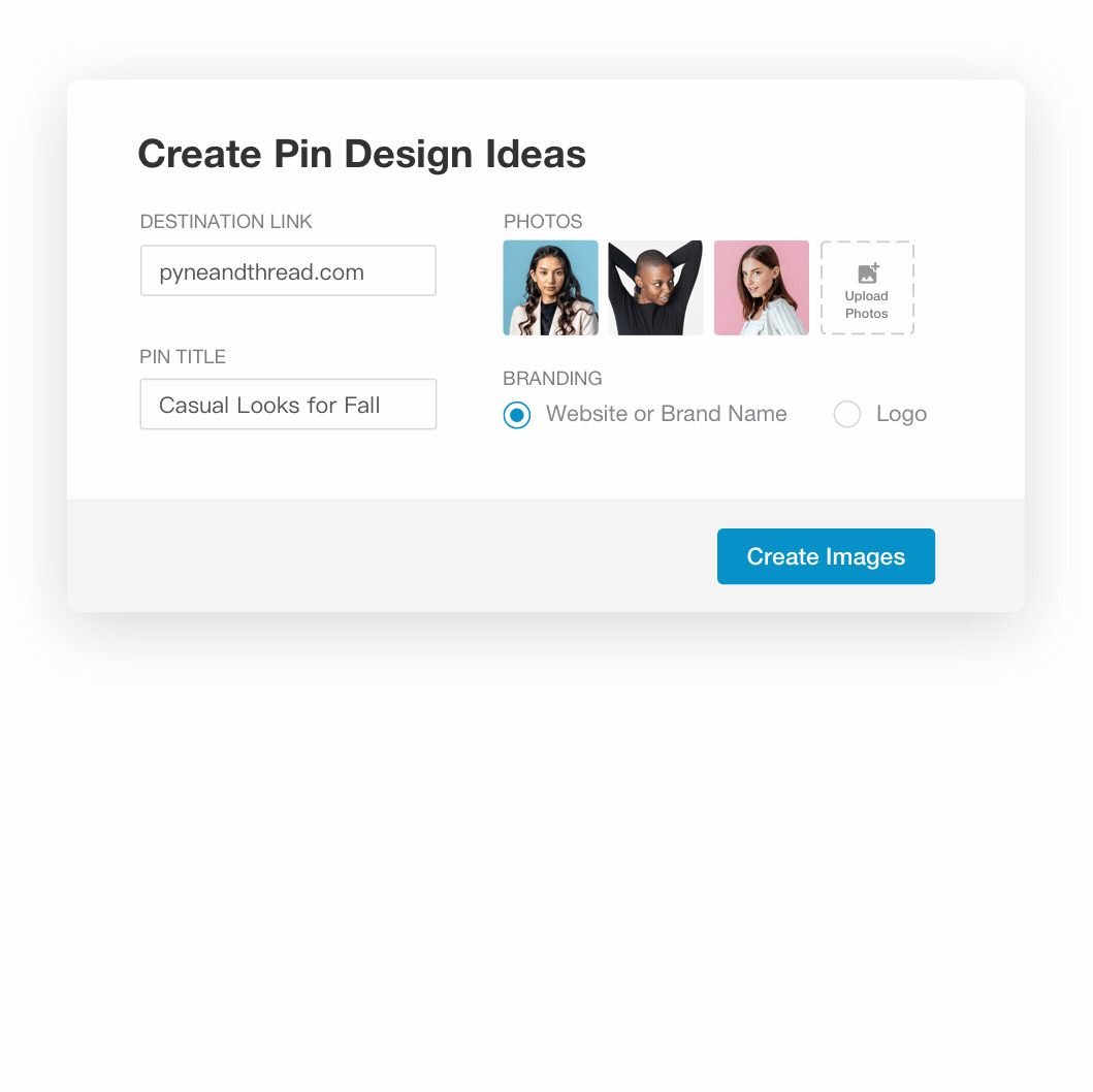 Tailwind Create - design beautiful Pin images - demonstration
