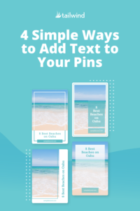 Stumped on how to make your titles and Pin copy work with your image? Here are four ways to arrange text on Pins with tips!