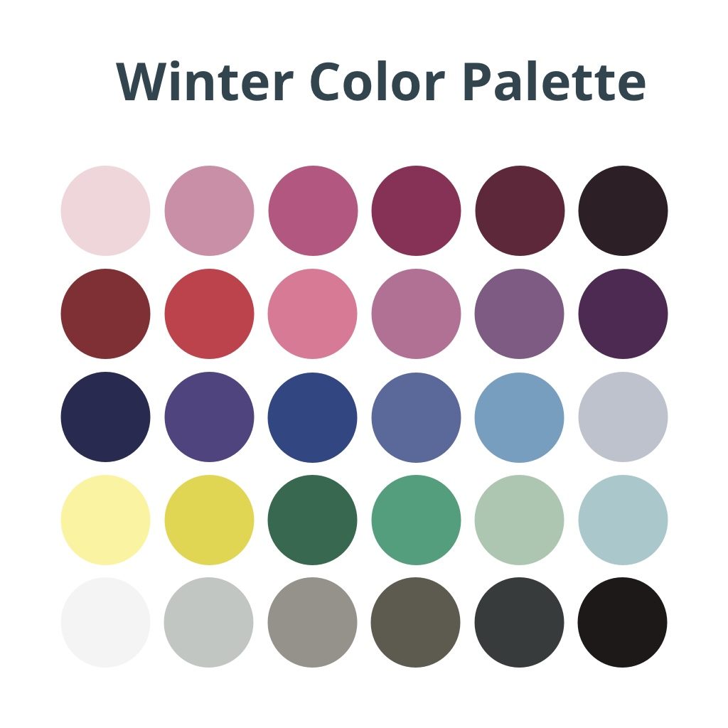 Winter Color Palette- Seasonal Color Theory