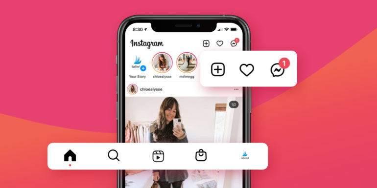 instagram layout