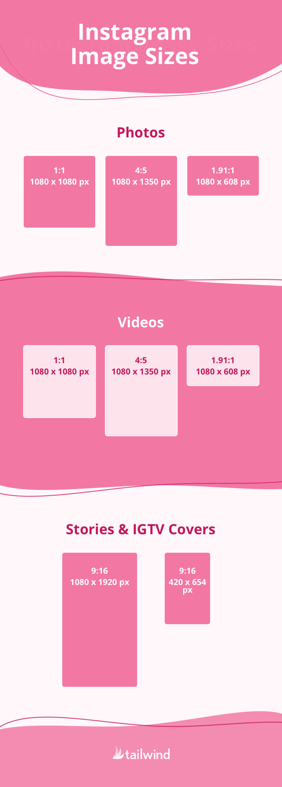 The Only Instagram Image Size Guide You Need In 2021 Tailwind App