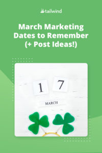 Wondering what to post to your social marketing calendar in March? We're covering daily, weekly and monthly celebrations in this guide!