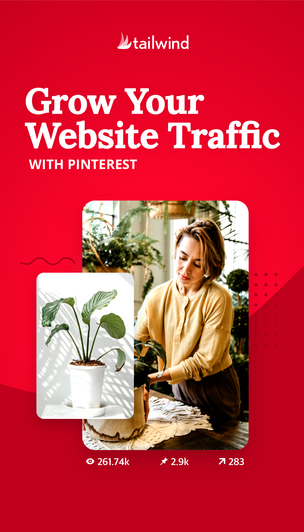 Skyrocket your website traffic with this downloadable guide to organic Pinterest marketing! This simple guide is your no-fluff, no-jargon, no-kidding passport to substantial traffic growth from Pinterest.