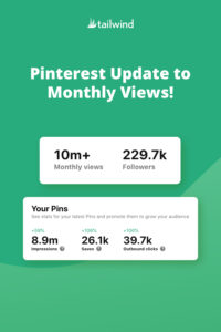 Pinterest has rolled out a new update to Pinterest Analytics, including Pinterest Monthly Views! Find out what’s different here!