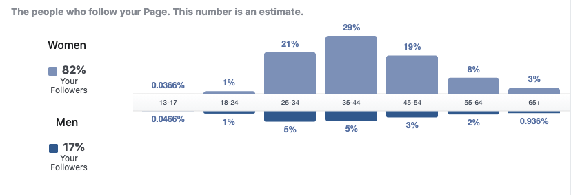 Facebook audience insights dash