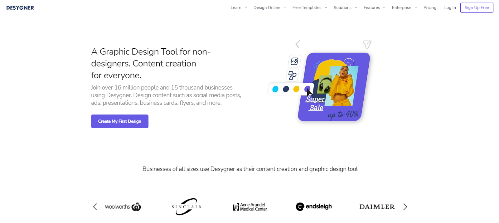 Graphic design tools for non-designers