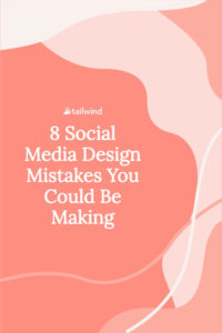 Are you making any of these common social media design mistakes? Find out what to look for to improve your social media posts and boost your followers!