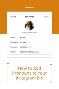 Instagram's new Pronouns feature helps make the app a safer and more inclusive space for all gender identities. Learn how to add your pronouns here!