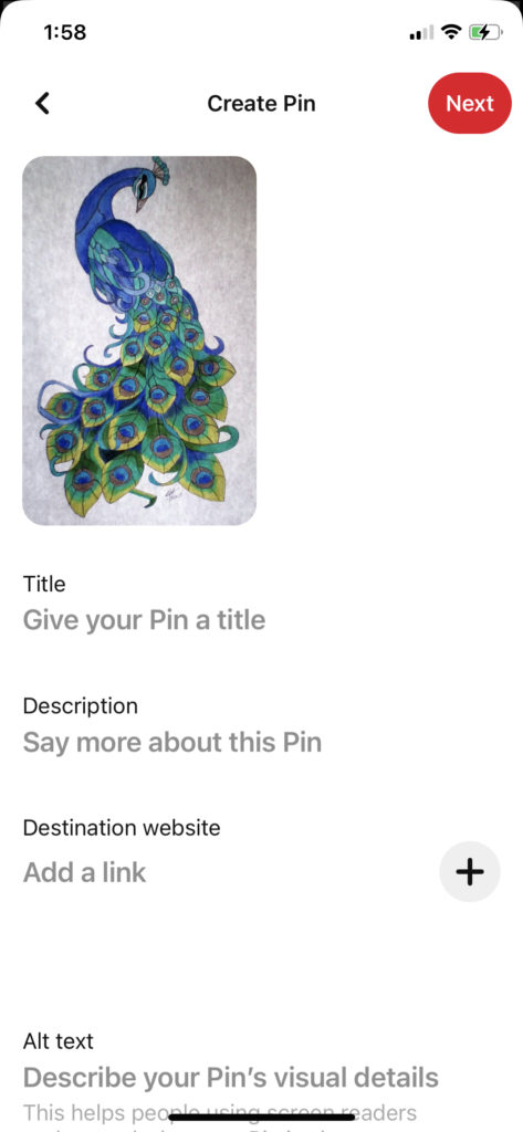 Pinterest app Pin scheduler