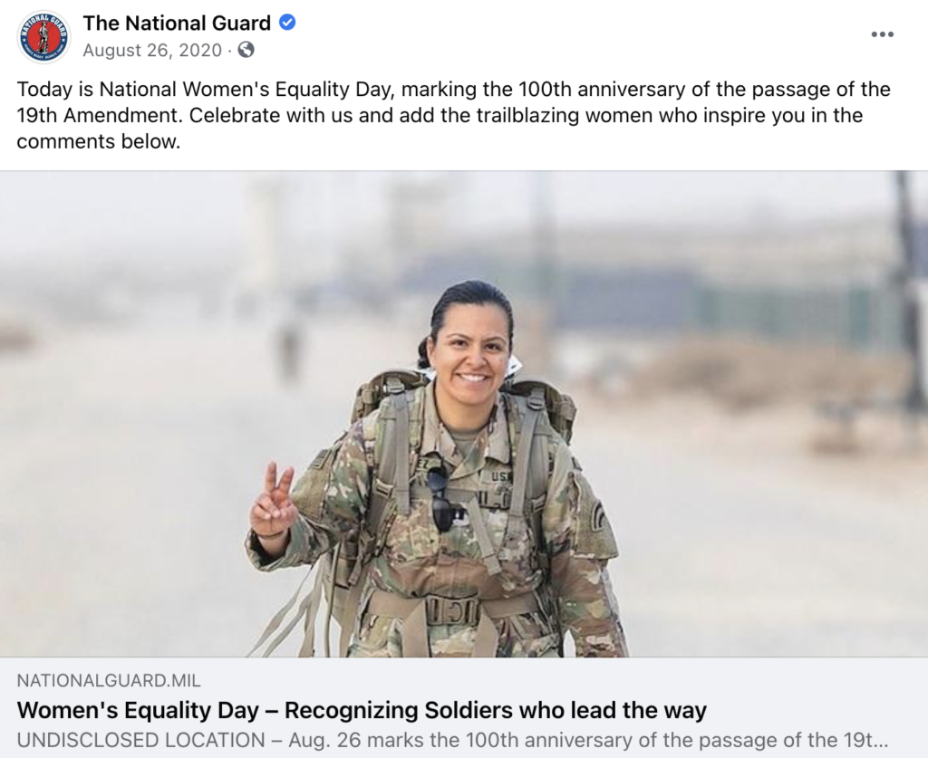 August Marketing Dates blog post National Women's Equality Day screenshot