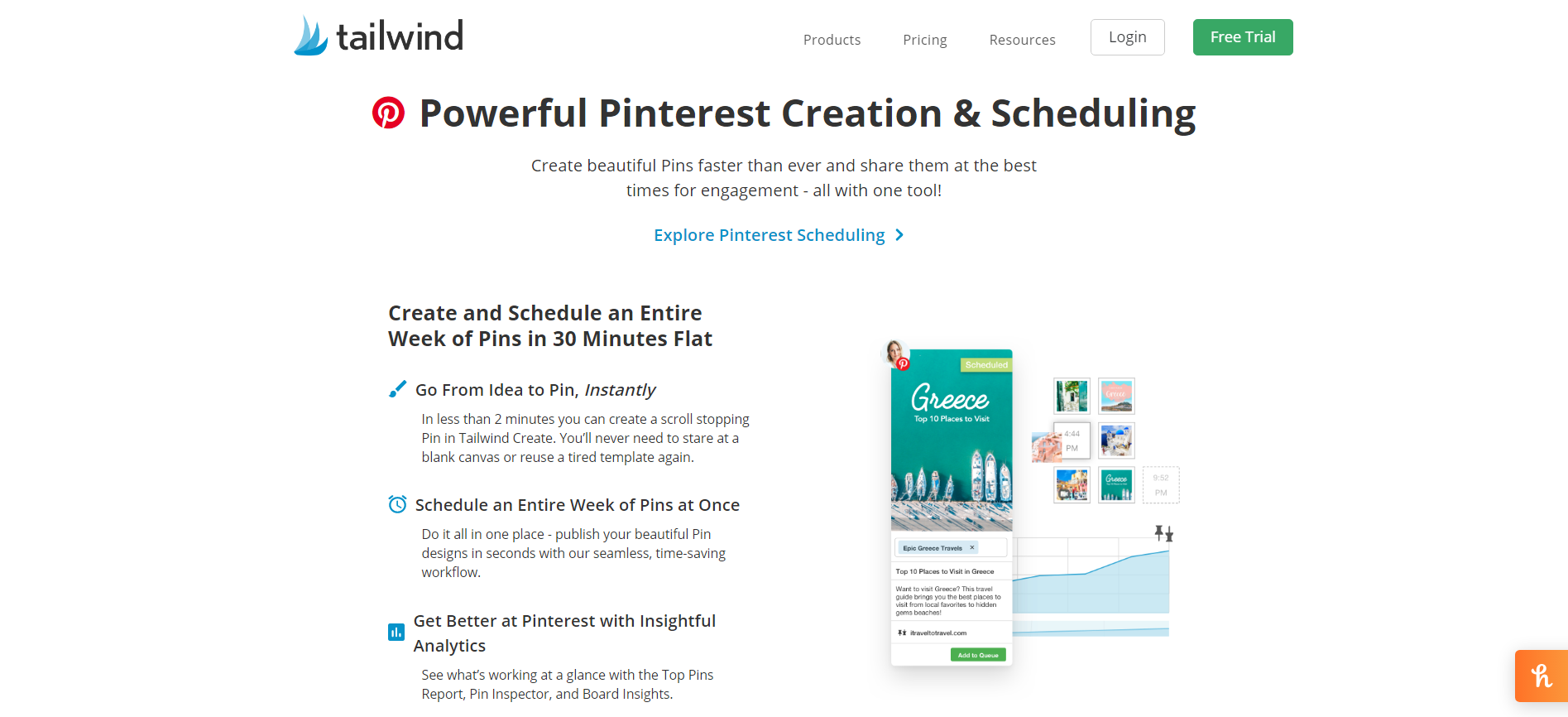 Tailwind Pinterest Creator Screenshot for "20 Must Have Social Media Marketing Tools" blog post