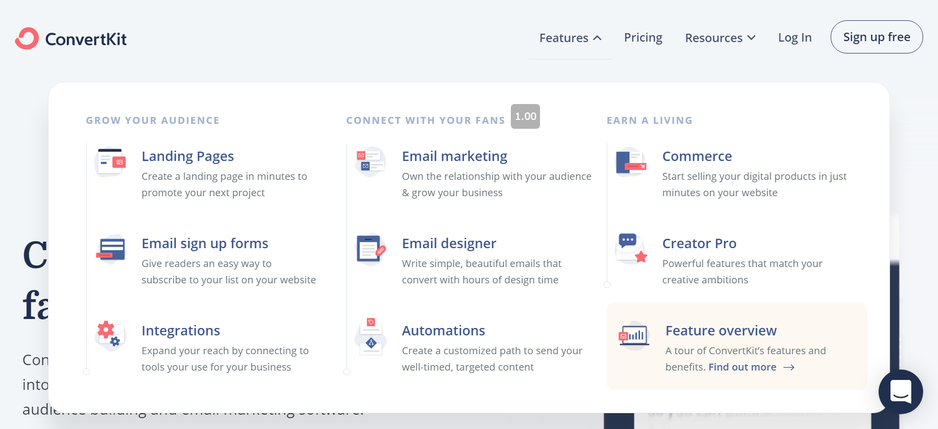 ConvertKit screenshot "20 Must Have Social Media Marketing Tools" blog post