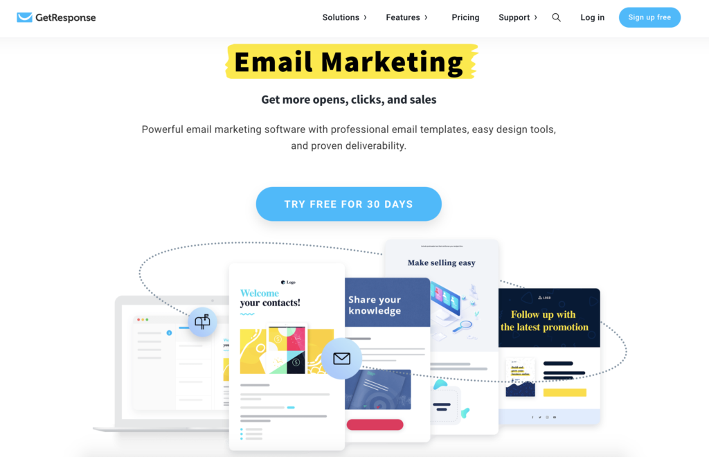 GetResponse email marketing tool