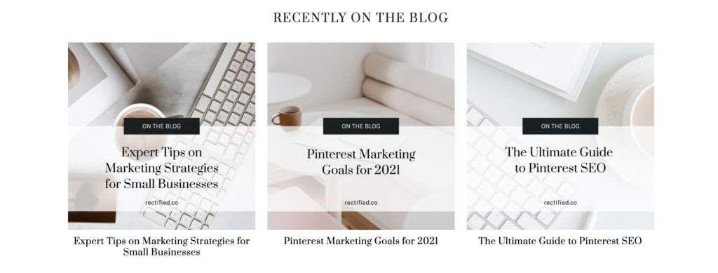 Rectified Case Study blog screenshot