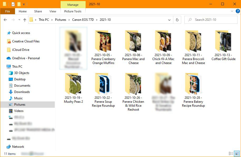 Savor the Flavour case study photo albums screenshot