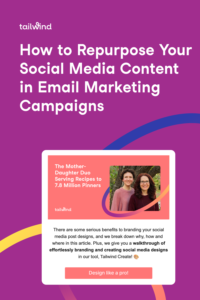 Ever wondered if you could repurpose social media campaigns in your emails? The answer is yes - and here's how.
