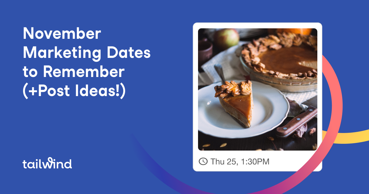 November Marketing Dates to Remember ( + Post Ideas!)