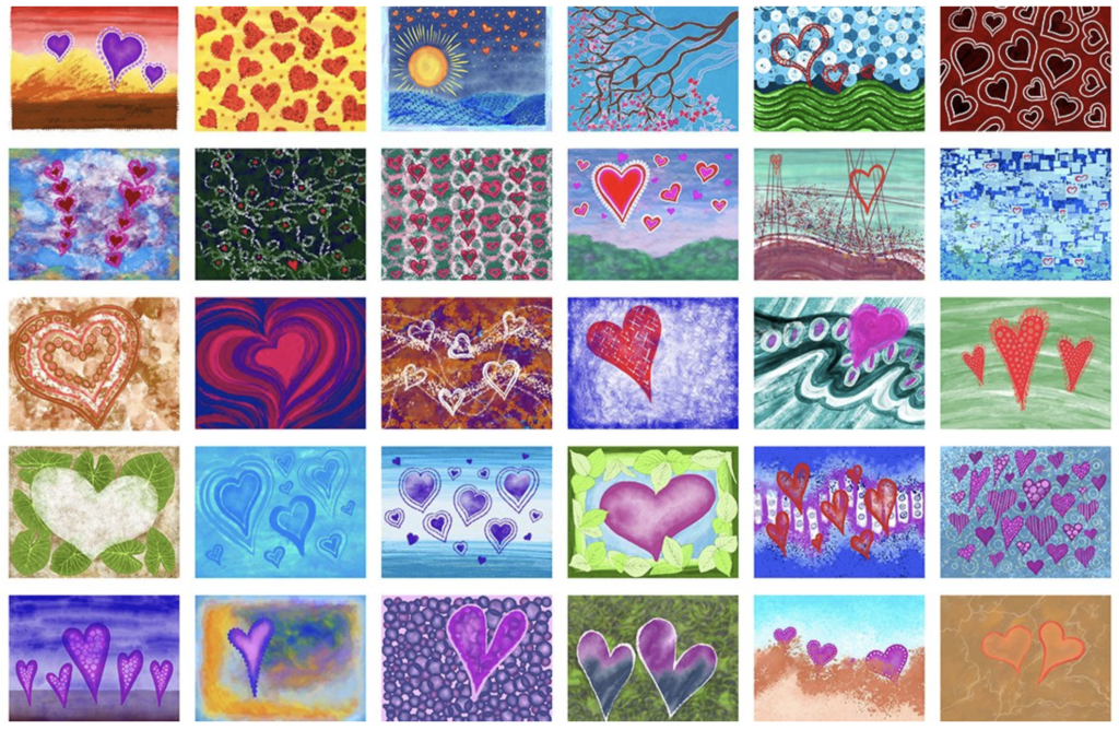 VisualSpeaks Case Study 365 days of hearts