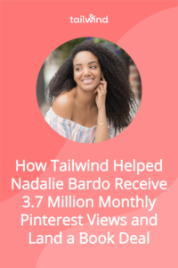 This blogger not only made a career through her Pinterest success thanks to Tailwind, but she also landed a book deal! Read Nadalie's fascinating story! 👀
